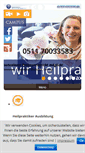 Mobile Screenshot of heilpraktikerschule-hannover.de